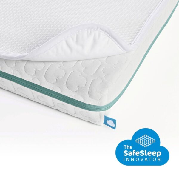 AeroSleep® ECOlution Pack 2-in-1 : matras + 3D matrasbeschermer - wieg - 80 x 40 cm