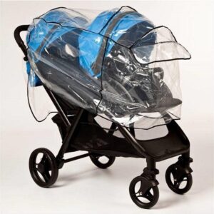 Altabebe - Regenhoes Duowagen Universeel - Tandem kinderwagen - Tweelingwagen - Duobuggy