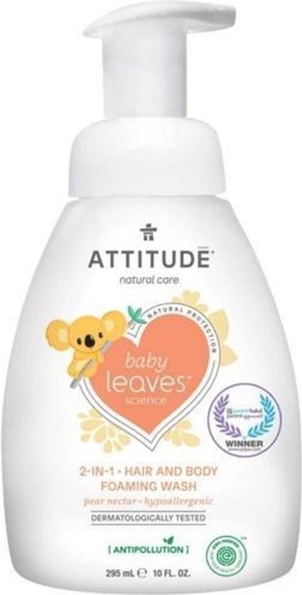 Attitude Baby leaves 2-in-1 hair & body foaming wash