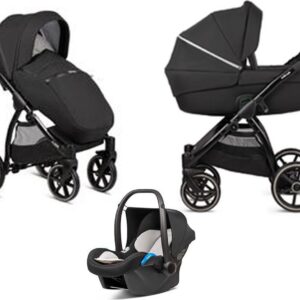 B-Midnight Black Kinderwagen - Suvvy Frame - Full Option - Met autostoel