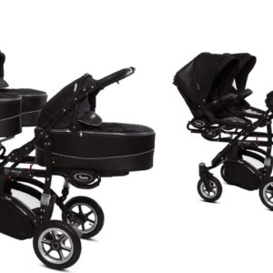 BABY ACTIVE TRIPPY KINDERWAGEN 2in1 (levertijd 2 á 3 weken) Black