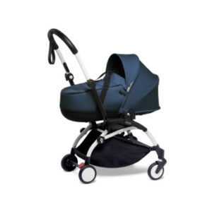 BABYZEN Kinderwagen YOYO2 0+ met reiswieg White /Navy Blue