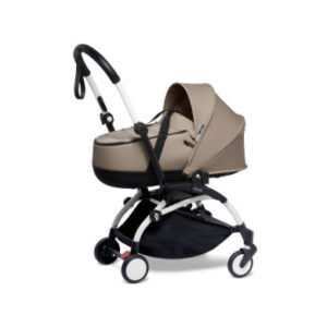 BABYZEN Kinderwagen YOYO2 0+ met reiswieg White /Taupe