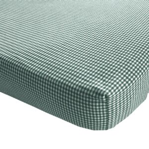 BINK Bedding Hoeslaken BB Donkergroen 2 mm (ruit) Wieg/Kinderwagen 40 x 80 cm