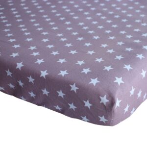 BINK Bedding Hoeslaken Stars Oudroze Wieg/Kinderwagen 40 x 80 cm