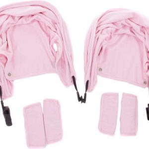 Baby Monsters Zonnekap Kinderwagen Easy Twin Color Pack - Lichtroze (dolly)