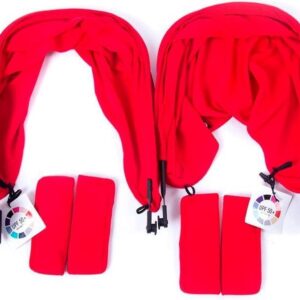 Baby Monsters Zonnekap Kinderwagen Easy Twin Color Pack Rood