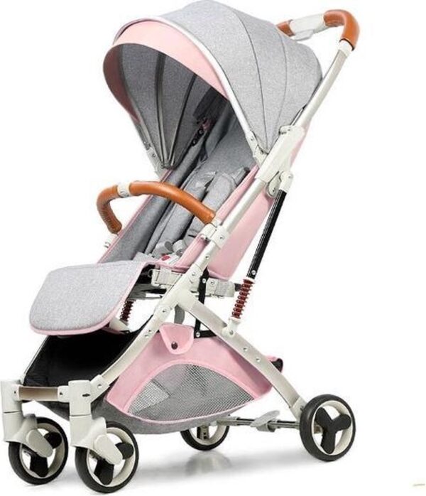 Babyset Kinderwagen Opvouwbaar | Wandelwagen Met Zonnescherm | 80x46x99cm | 0-4 Jaar Oud