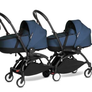 Babyzen Duo Kinderwagen Tweeling YOYO Connect Black/Navy Blue