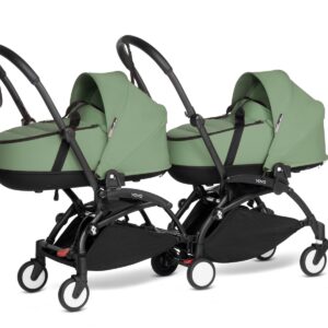 Babyzen Duo Kinderwagen Tweeling YOYO Connect Black/Peppermint