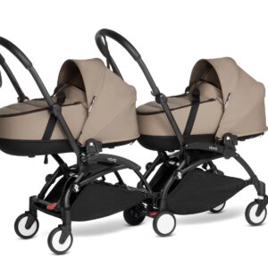 Babyzen Duo Kinderwagen Tweeling YOYO Connect Black/Taupe