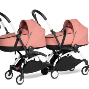 Babyzen Duo Kinderwagen Tweeling YOYO Connect White/Ginger