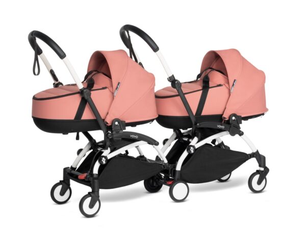 Babyzen Duo Kinderwagen Tweeling YOYO Connect White/Ginger