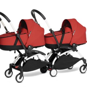 Babyzen Duo Kinderwagen Tweeling YOYO Connect White/Red