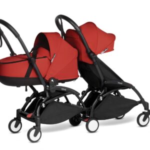 Babyzen Duo Kinderwagen YOYO Connect Black/Red