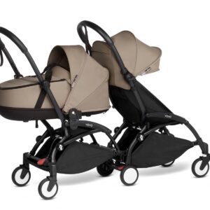 Babyzen Duo Kinderwagen YOYO Connect Black/Taupe