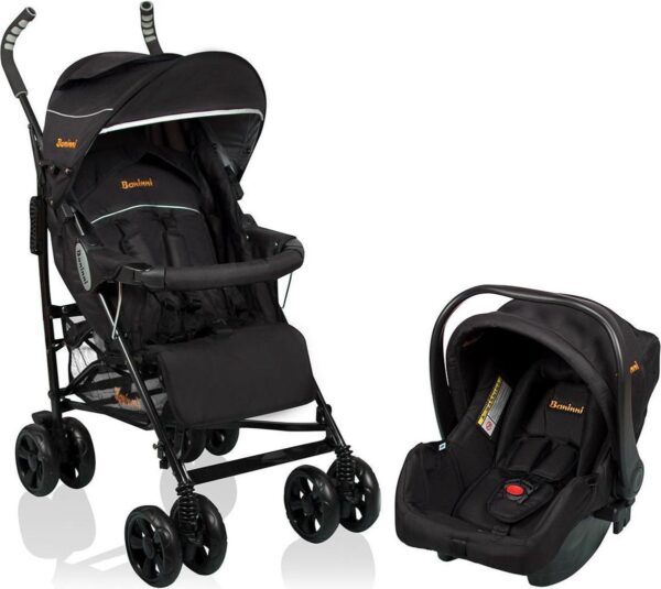 Baninni Kinderwagen Messina 2 in 1 - Night Edition Zwart