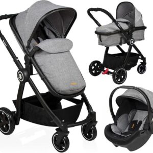 Baninni Kinderwagen Otto 3 in 1 Dusty Gray