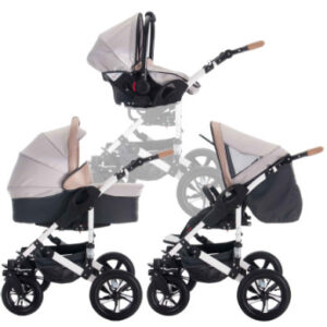 Bebebi Combi kinderwagen myVario 3 in 1 myHoney grijs beige