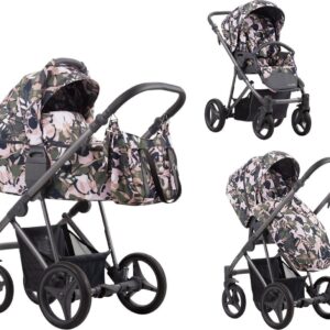 Bebetto Flavio Flowers Kinderwagen 2 in 1 (Reiswieg + wandelwagen inzet )