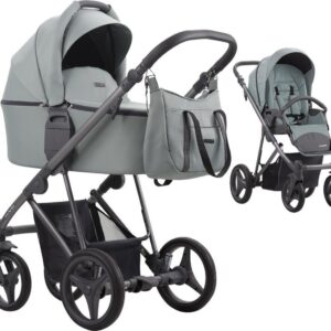 Bebetto Flavio kinderwagen 2 in 1 (frame met wielen + reiswieg+wandelwageninzet luiertas en regenhoes)