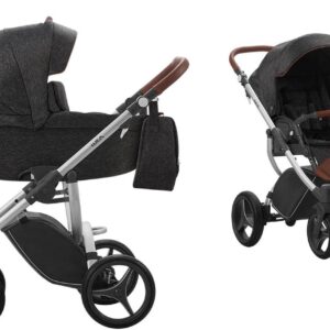 Bebetto Luca 2 in 1 kinderwagen met leer accent 01