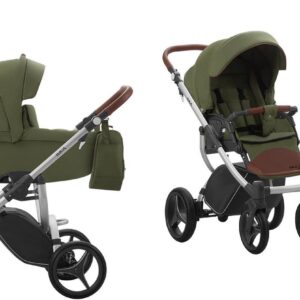 Bebetto Luca 2 in 1 kinderwagen met leer accent 04