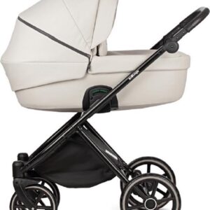 Bo Jungle B-Cloud Kinderwagen - Lummy - Met draagmand en Luiertas - Grey PU Leather