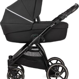 Bo Jungle B-Midnight Kinderwagen - Suvvy - Met Draagmand en Luiertas - Black