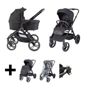 Born Lucky Kinderwagen 2 in 1 Riva Black Rose