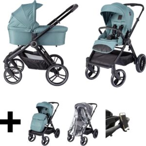 Born Lucky Kinderwagen 2 in 1 Riva - Green