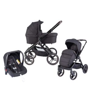 Born Lucky Kinderwagen 3 in 1 Riva Black Rose