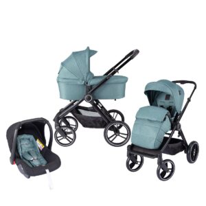 Born Lucky Kinderwagen 3 in 1 Riva Green