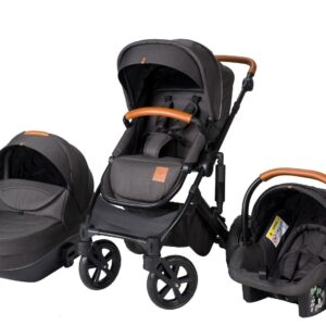 Born Lucky Rapsodie Kinderwagen Zwart