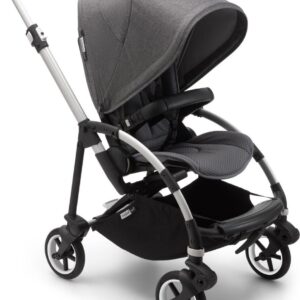 Bugaboo Bee 6 kinderwagen - met stoel - Aluminium - Gemȇleerd grijs