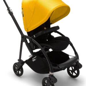 Bugaboo Bee 6 kinderwagen - met stoel - Zwart - Zwart - Citroen geel