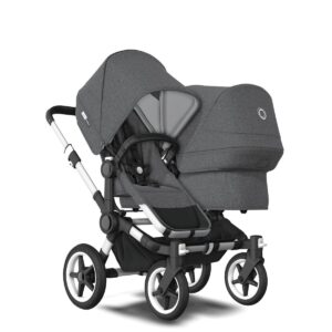 Bugaboo Duo Kinderwagen Donkey3 Alu - Grey Melange