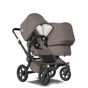 Bugaboo Duo Kinderwagen Donkey3 Black - Mineral Taupe