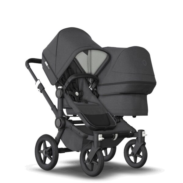 Bugaboo Duo Kinderwagen Donkey3 Black - Mineral Washed Black