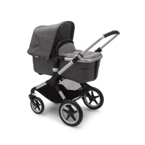 Bugaboo Fox 2 kinderwagen met stoel en wieg - Aluminium / Gemȇleerd Grijs