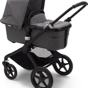 Bugaboo Fox 2 kinderwagen met stoel en wieg - Zwart / Gemȇleerd Grijs