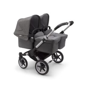 Bugaboo Tweeling Kinderwagen Donkey3 Alu - Grey Melange