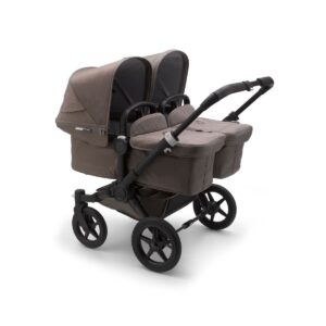 Bugaboo Tweeling Kinderwagen Donkey3 Black - Mineral Taupe