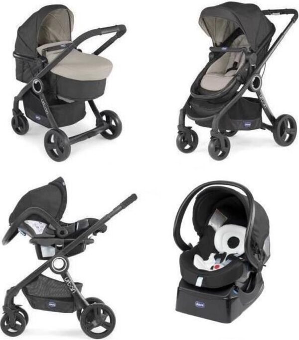 Chicco Gecombineerde kinderwagen Trio Pack Urban Plus - Dune