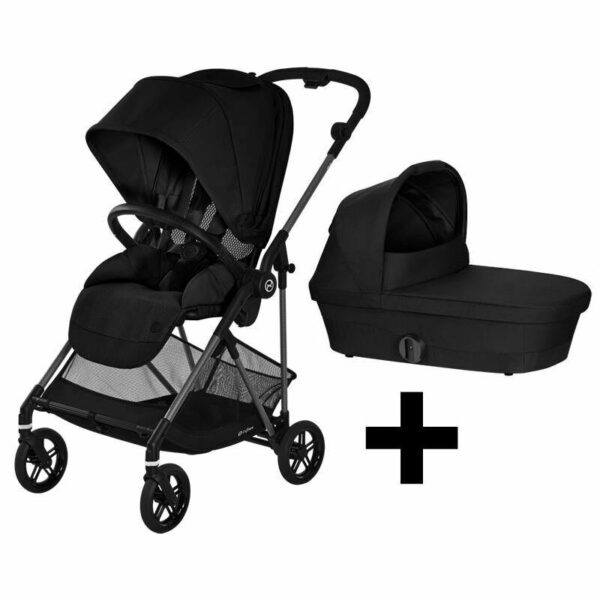 Cybex Kinderwagen 2 in 1 Melio Carbon Deep Black