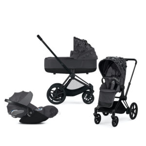 Cybex Kinderwagen 3 In 1 Priam Platinum Simply Flowers Dream Grey