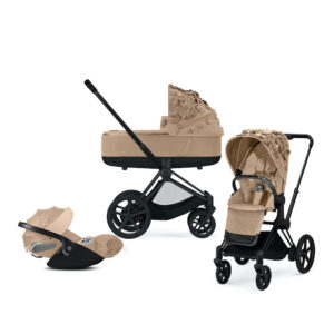 Cybex Kinderwagen 3 In 1 Priam Platinum Simply Flowers Nude Beige