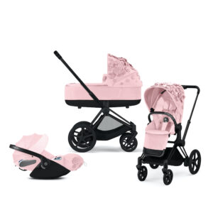 Cybex Kinderwagen 3 In 1 Priam Platinum Simply Flowers Pale Blush