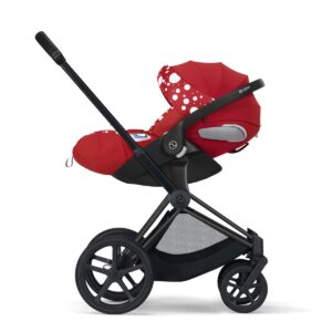 Cybex Kinderwagen 3 in 1 Priam Petticoat Dark Red