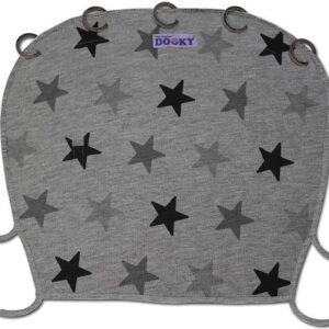 Dooky Universal Cover Zonnescherm Kinderwagen - Grey Stars